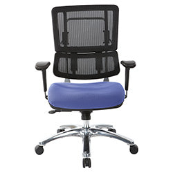 Vertical Black Mesh Back Chair